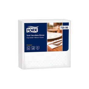 Tork® Servilleta Dinner/ Advanced/ Blanco/ 24 paquetes x 50 serv c/u