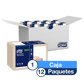 Tork XpressNap ® Servilleta Dispensada/ Advanced/ Natural/ 500 servilletas x pq