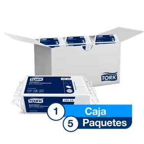 Tork Plus® Servilleta Dispensada/ Universal/ Blanco/ 100 servilletas x pq