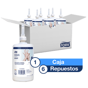 Tork® Gel Antibacterial para Manos/ Premium/ 1000 ml