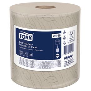Tork® Reflex™ Limpión de Papel/ Hoja doble/Natural/ 150 mts