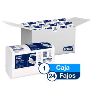 Tork Xpress® Toalla de Manos Doblada en Z/ Advanced/ Blanca/ 150 toallas/ 24 fajos