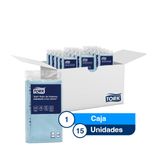Tork® Paño de limpieza resistente a los olores/ Azul/ 15 paquetes x 10 paños