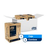 Combo Tork® Dispensador Toalla de manos Flujo Central + Tork® Toalla de Manos Flujo Central Premium/ 100 m/ Natural/X 4 Cajas