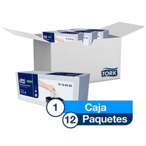 Tork Xpressnap® Servilleta Dispensada/ Café/ Blanco/ caja x 12pqts x 500 serv. c/u