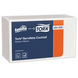 Tork® Servilleta Cocktail/ Blanco/ 1x300 und