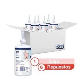 Tork® Jabón en Líquido  para Manos/ Premium/ 1000 ml / 6 repuestos